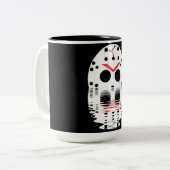 Jason Vrijdag de 13de Tweekleurige Koffiemok (Voorkant links)