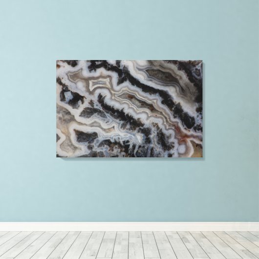 Jasper Agate Gemengd Slab Canvas Afdruk (Insitu (Houten vloer))