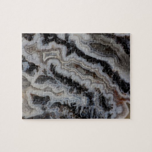 Jasper Agate Gemengde Plaat Legpuzzel (Horizontaal)