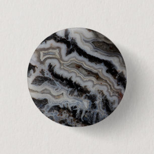 Jasper Agate Gemengde Plaat Ronde Button 3,2 Cm