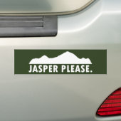 Jasper Alsjeblieft Bumpersticker (Op auto)