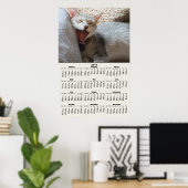 Jasper Chaton Bâillant Calendrier 2011 Affiche (Bureau à domicile)