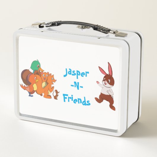 Jasper-en-vrienden lunchbox (Achterkant)