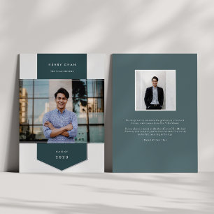 Jasper Folie Banner Foto Afstuderen Folie Uitnodiging