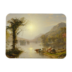 Jasper Francis Cropsey - Autumn op Greenwood Lake Magneet