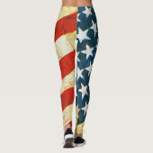 Jasper Johns USA Drapeau Leggings (Dos)