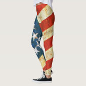 Jasper Johns USA Drapeau Leggings (Gauche)