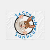 Jasper-n-friends blanket fleece deken (Voorkant (Horizontaal))