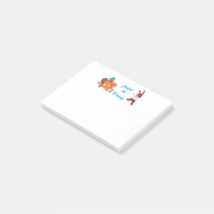 Jasper-n-Friends schrijft het op Post-it® Notes