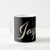 Jasper Name whitegold Tasse Teetasse (Devant gauche)