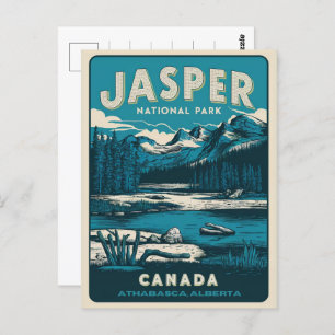 Jasper Nationaal park alberta canada  geschenken Briefkaart