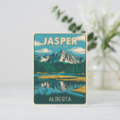 Jasper Nationaal park alberta canada geschenken Briefkaart (Staand voorkant)