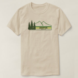 Jasper Nationaal Park Groene Strepen T-shirt