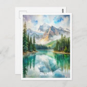 Jasper Nationaal Park Waterverf Schilderen Briefkaart (Voorkant / Achterkant)