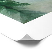 Jasper Nationaal Park Waterverf Schilderen Poster (Hoek)