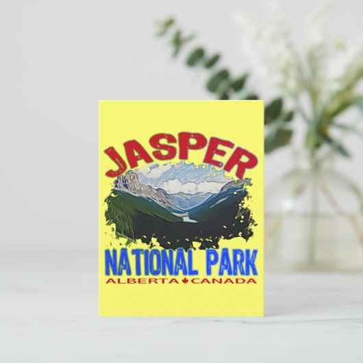 Jasper National Park, Alberta Canada Briefkaart (Staand voorkant)