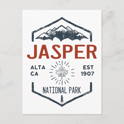 Jasper National Park Canada  Briefkaart (Voorkant)
