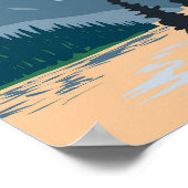 Jasper National Park Canada Travel Art Poster (Hoek)