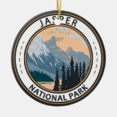 Jasper National Park Canada Travel  Badge Keramisch Ornament (Voorkant)