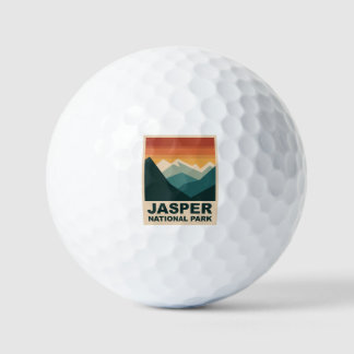 Jasper National Park Minimalistisch Outdoor Design Golfballen