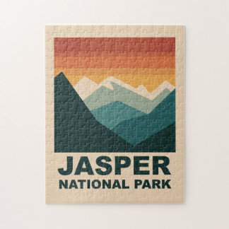 Jasper National Park Minimalistisch Outdoor Design Legpuzzel