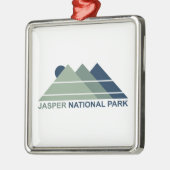 Jasper National Park Mountain Sun Metalen Ornament (Links)