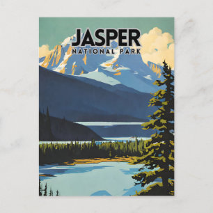 Jasper National Park Nostalgic Briefkaart