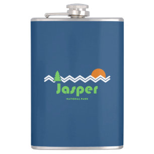 Jasper National Park Retro Heupfles