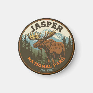 Jasper National Park Rocky Mountains Avontuur gif Magneet