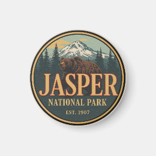 Jasper National Park Rocky Mountains Avontuur gif Magneet