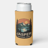 Jasper National Park Vintage Mountain Design (Seltzer Voorkant)