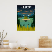 Jasper National Park Vintage Travel Poster (Cuisine)