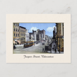 Jasper Street, Edmonton, Alberta, Canada Briefkaart
