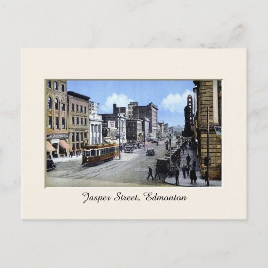  Jasper Street, Edmonton, Alberta, Canada Briefkaart (Voorkant)