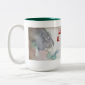 Jasper the Bunny Two-tone Mok - Green (Links)