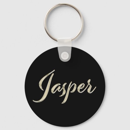 Jasper Whitegold Button Porte-clés (Recto)