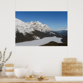 Jasper's Snowy Peyto Lake Poster (Keuken)
