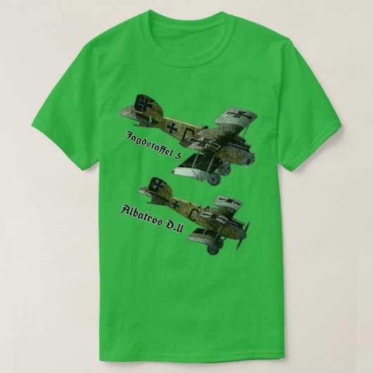 Jasta 5 Albatros D T-shirt (Design voorkant)