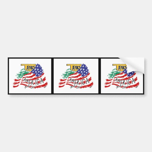 JATC 3-Logo Bumpersticker (Voorkant)