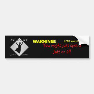 Jatt Zone Bumpersticker
