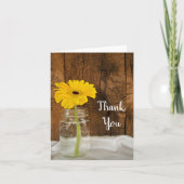 Jaune à Mason Jar Pays Merci (Devant)