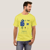 Jaune avec tshirt de fleurs bleues pour lecteur de (Devant entier)