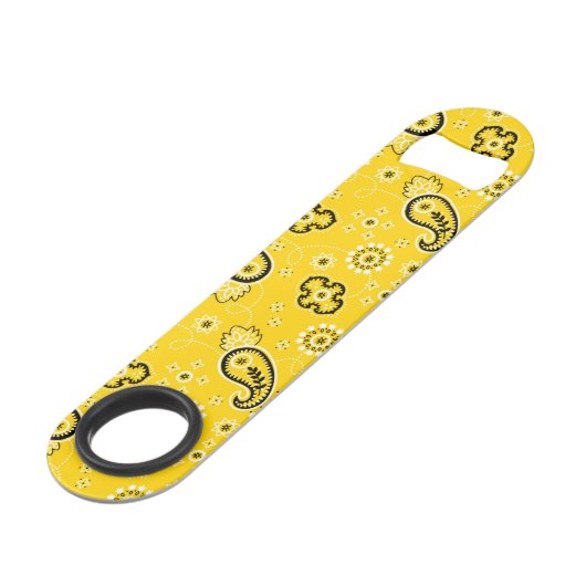 Jaune Bandana Custom Adventure Bottle ouvre (Devant angulaire)