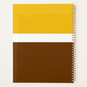 Jaune blanc Brown couleur pâle Conception des bloc (Dos)