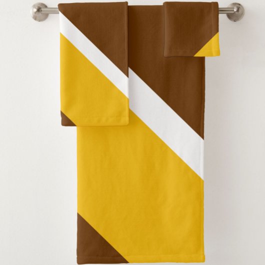 Jaune blanc Brown couleur pâle Conception des bloc