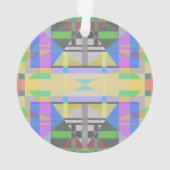 Jaune bleu violet géométrique (dos)