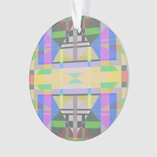 Jaune bleu violet géométrique (devant)