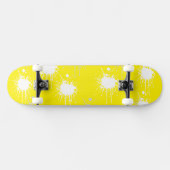 Jaune Blush Abstrait Skateboard Deck (Horz)
