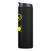 Jaune! Bouteille isotherme (Tourné sur la droite)