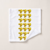 Jaune Caoutchouc Canard amusant Enfants Temps de b (Gant de toilette)